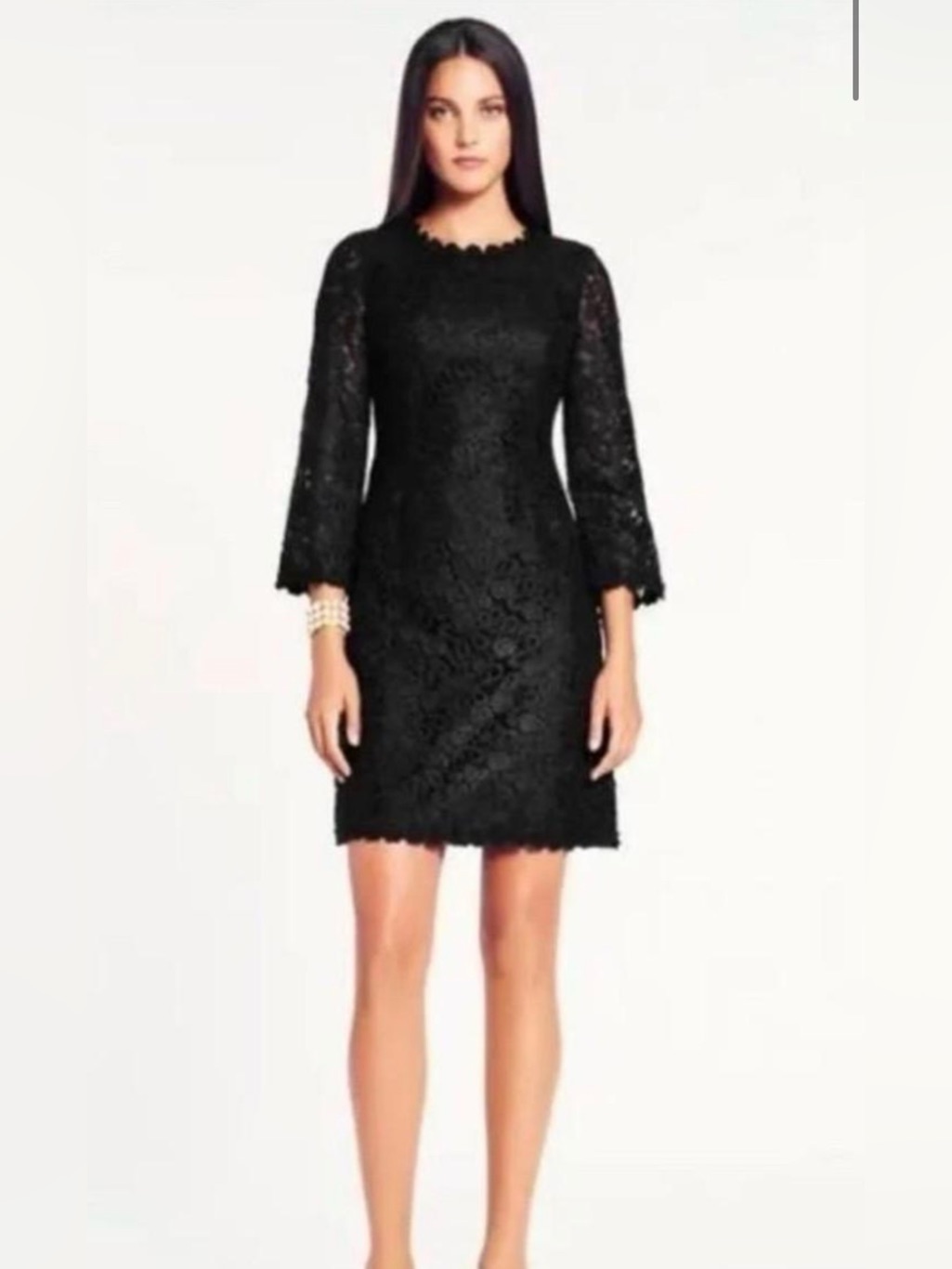 Nwt Kate Spade Quinn All That Glitters A-Line Cocktail Black Lace Dress Ret $498